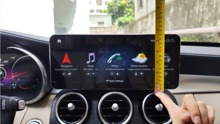 12,3" Digitaler Tacho + Android 14 CarPlay Display NTG5 C-Klasse W205 NTG5.5